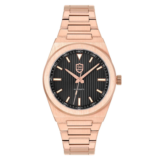 Successor Automatic- Rose Gold/Black Dial - Nine Four Watches