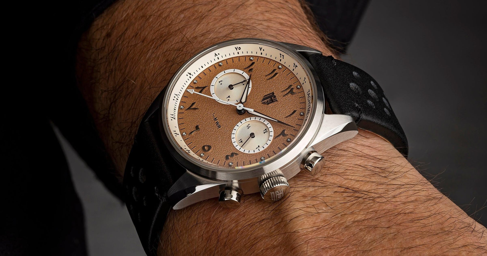 Culture Chronograph 2 - Desert Sand - Nine Four Watches