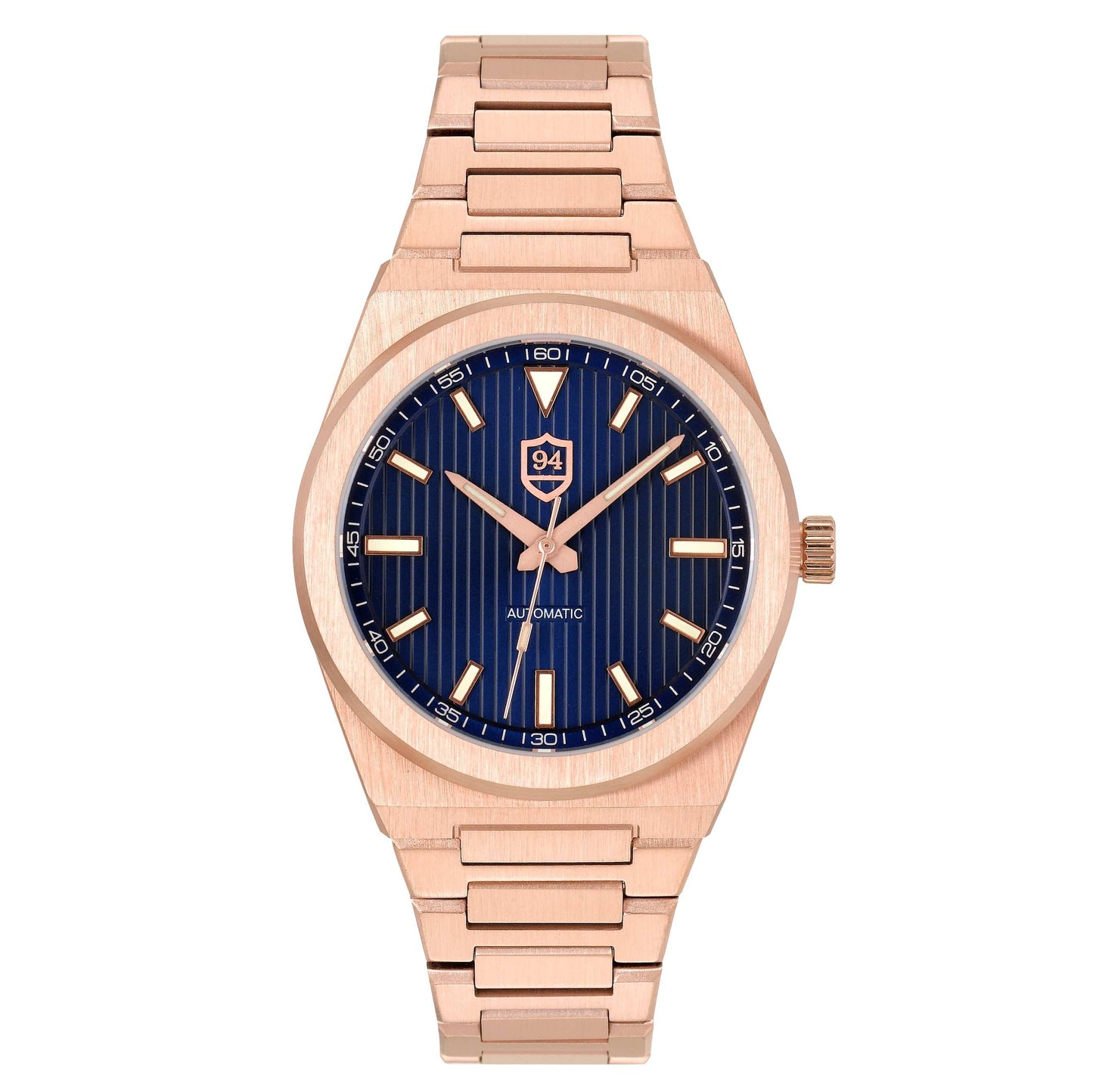 Successor Automatic- Rose Gold/Blue Dial - Nine Four Watches