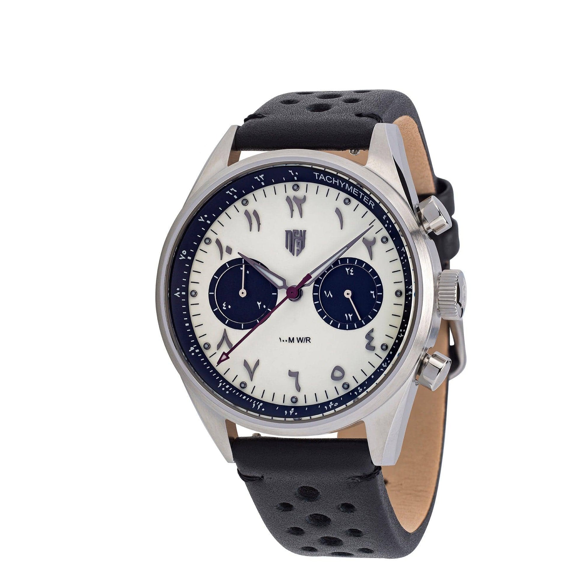 Culture Chronograph 2 -Panda/Red - Nine Four Watches