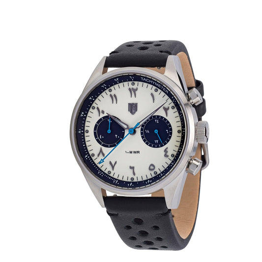 Culture Chronograph 2 -Panda/Blue - Nine Four Watches