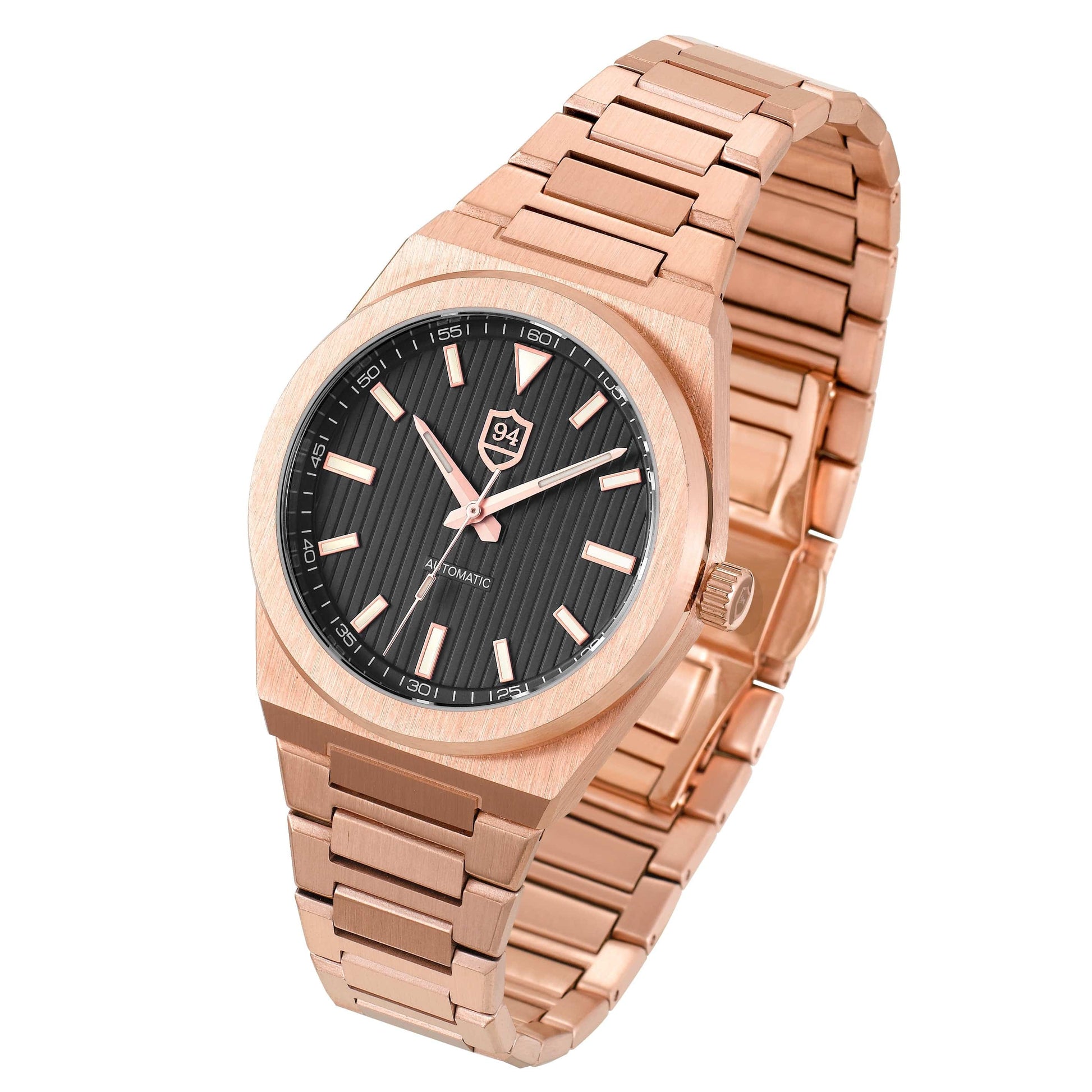 Successor Automatic- Rose Gold/Black Dial - Nine Four Watches